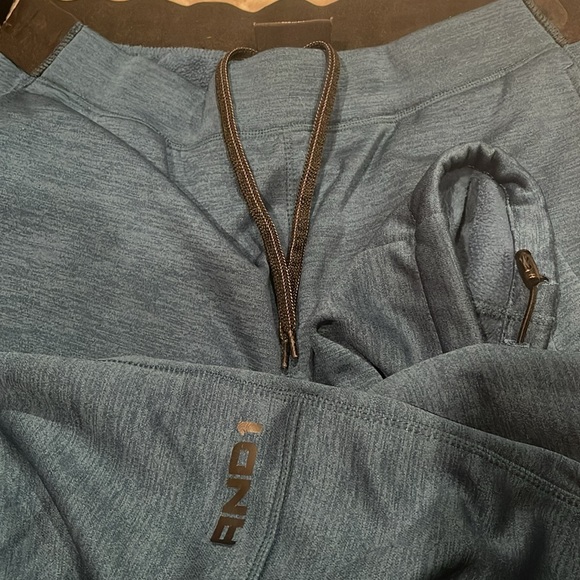 And1 Heather Teal Joggers with pockets - Picture 9 of 13